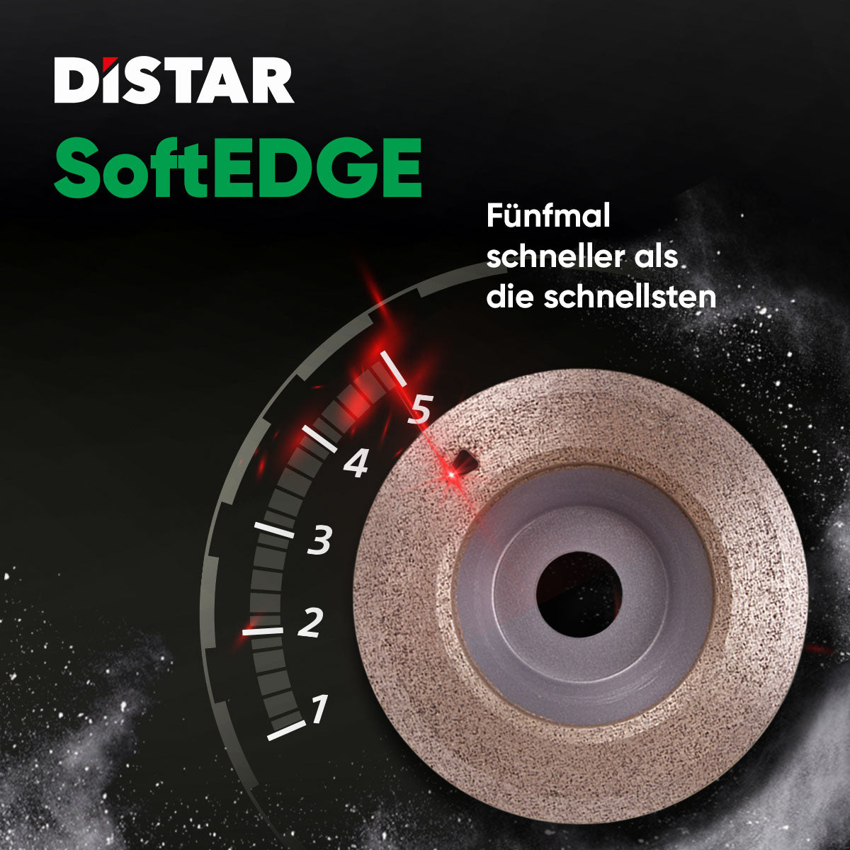 Schleiftopf DiSTAR 115x22,225 SoftEDGE