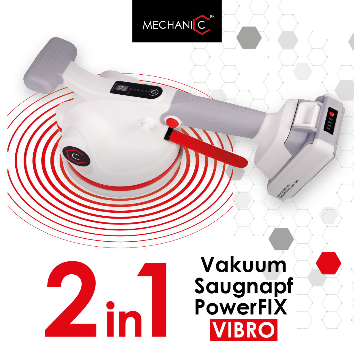 Vibrationssaugnapf 2-in-1 PowerFIX Vibro