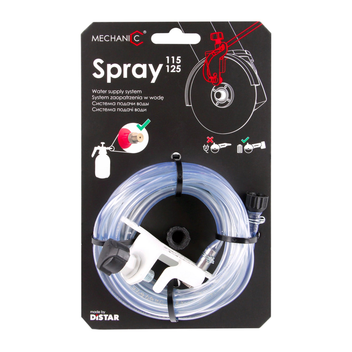 MECHANIC Spray Ø115–125 für Akku-Winkelschleifer