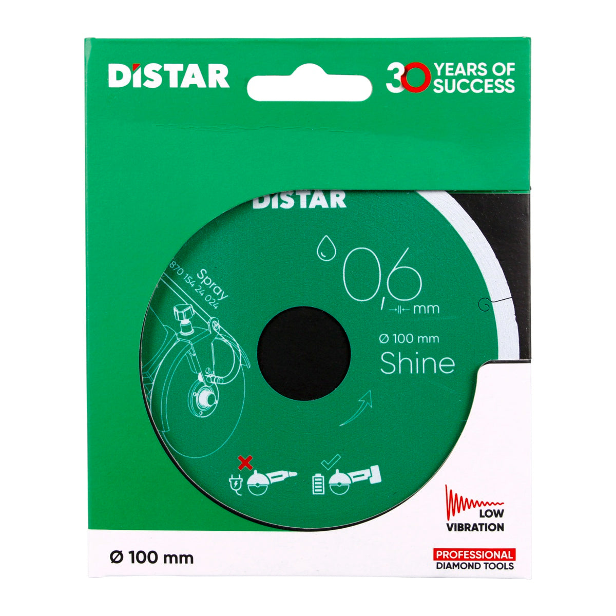 Diamantscheibe SHINE Ø101,6-125mm NASS