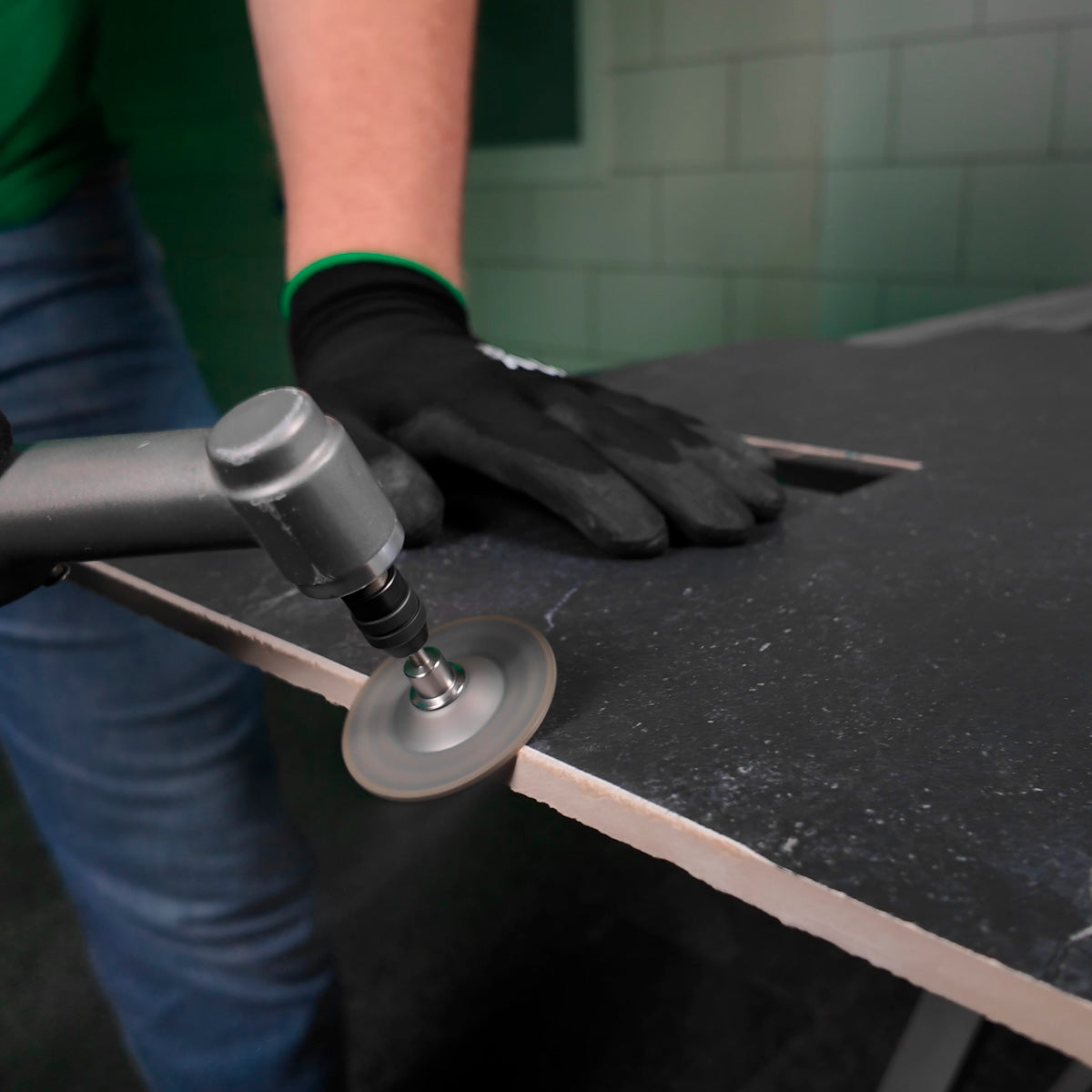 DiSTAR NECTAR Ø45 mm Korn 100 – Diamant-Schleifpad für Feinsteinzeug & Keramik (5,8F)