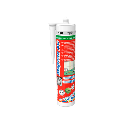 MAPEI Mapesil AC 310 ml – Schimmelresistenter Silikondichtstoff für Bad, Küche & Fliesen