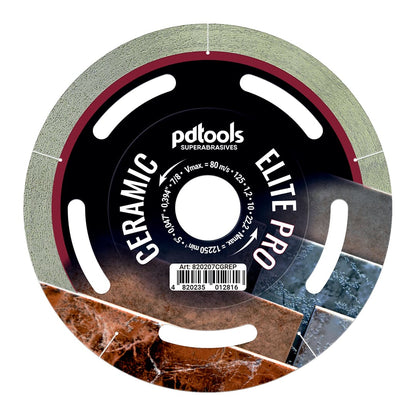 PD Tools Ceramic Elite Pro 125 mm Diamanttrennscheibe für Feinsteinzeug & Keramik