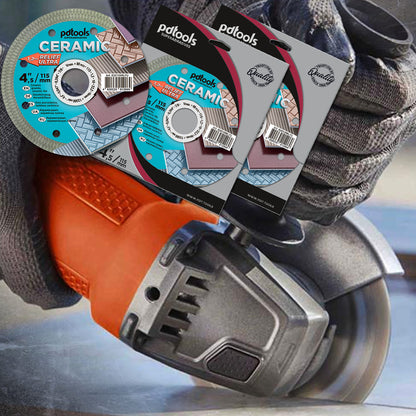 PD Tools RELIEF ULTRA 115 mm Diamanttrennscheibe für Feinsteinzeug, Keramikfliesen & Mosaik