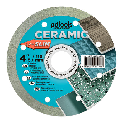 CERAMIC SLIM Diamantscheibe 115–125 mm – 1,2 mm ultradünn