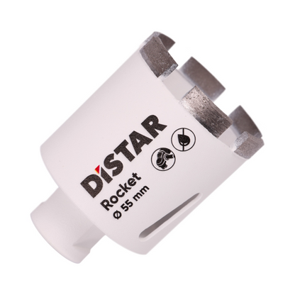DiSTAR ROCKET Trockenbohrkrone M14 – Ø 20–68 mm | Länge 45 mm