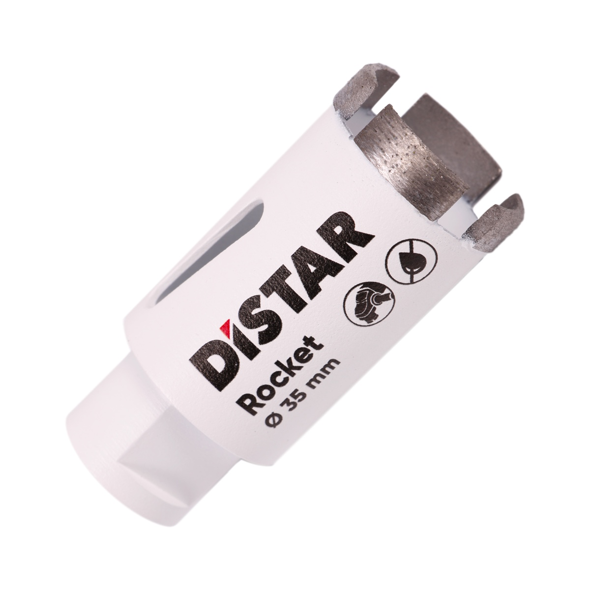 DiSTAR ROCKET Trockenbohrkrone M14 – Ø 20–68 mm | Länge 45 mm