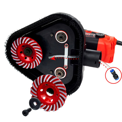 Betonschleifer TRIPPLE GS 2450 W – 3× Ø100 mm