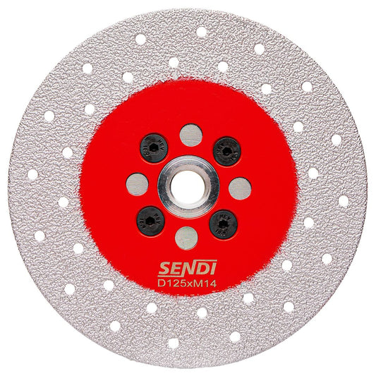 DUO Diamantscheibe Ø125 mm M14 – Keramik & Feinsteinzeug
