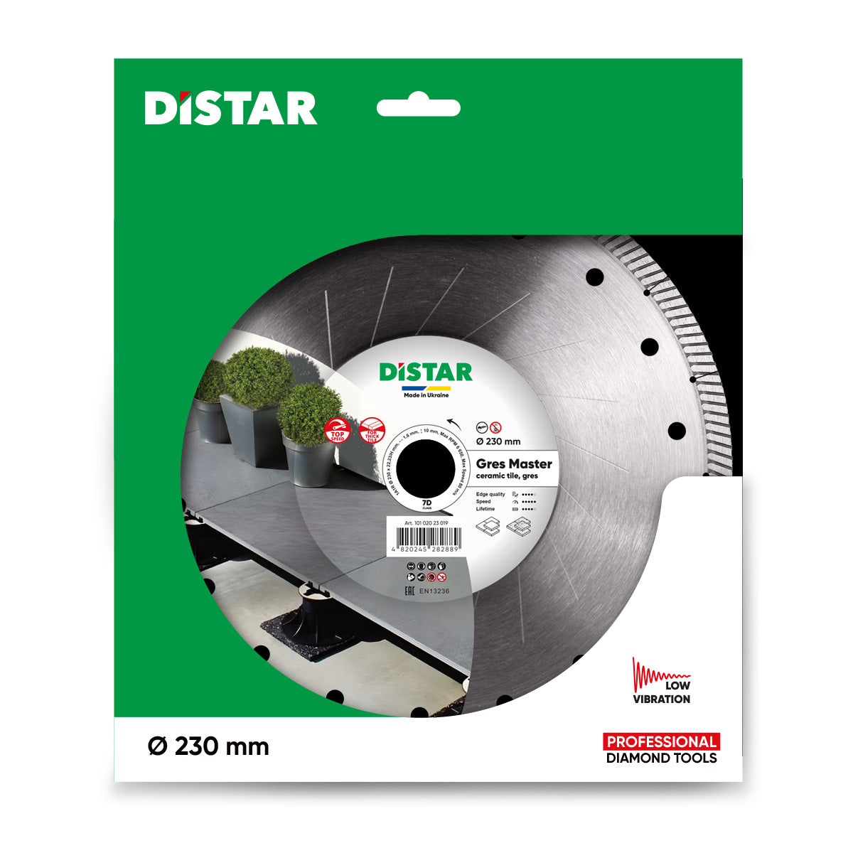 Diamantscheibe Gres Master Ø230mm - Feinsteinzeug  20mm