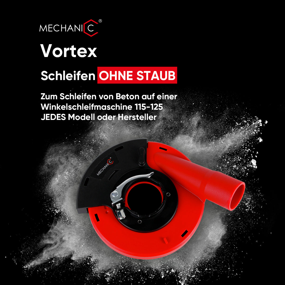 Staubabsaugungsschutz Vortex