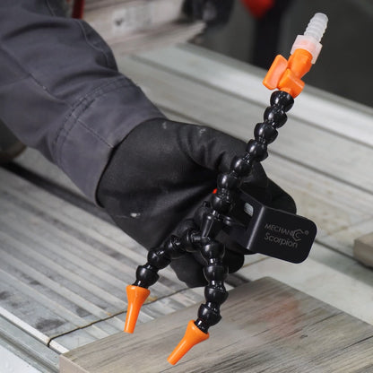 MECHANIC Scorpion Wasseradapter – doppelte Wasserzufuhr für Tisch-Fliesenschneider (Ø 12 mm)