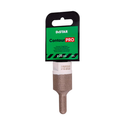 DiSTAR ContourPRO GF-V 25/10×M14 Diamant-Fingerfräser für Keramik & Feinsteinzeug