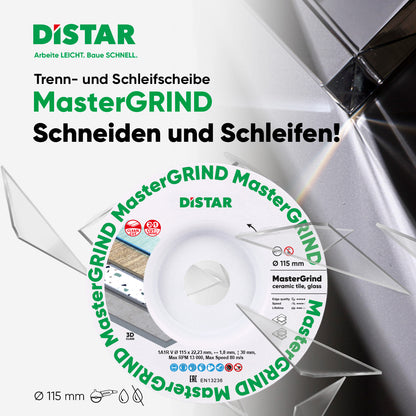Diamanttrennscheibe MasterGRIND – Stabiler Schnitt bei 90° & 45°