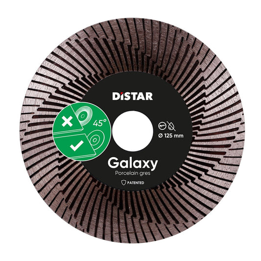 DiSTAR Galaxy 125 mm Diamanttrennscheibe für 45° Gehrungsschnitt Feinsteinzeug