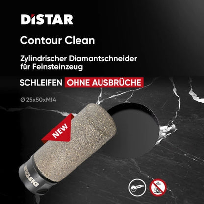 Diamantfingerfräser GF-V 25x50xM14 Contour Clean